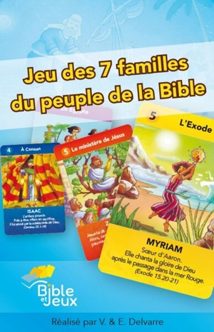 Jeu des 7 familles du peuple de la Bible - Véronique Delvarre