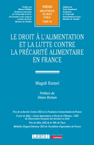 Le droit à l'alimentation et la lutte contre la précarité alimentaire en France - Magali Ramel