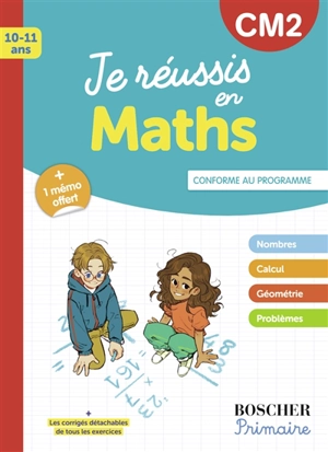 Je réussis en maths, CM2, 10-11 ans - Christine Cuttoli