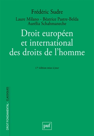 Droit européen et international des droits de l'homme