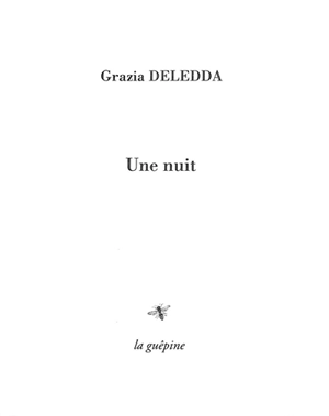 Une nuit - Grazia Deledda