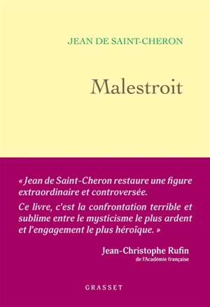 Malestroit : vie et mort d'une résistante mystique - Jean de Saint-Cheron