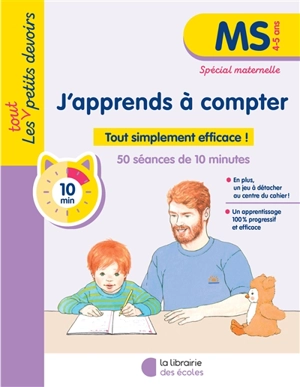 J'apprends à compter, MS, 4-5 ans : tout simplement efficace pour les premiers apprentissages ! - Julie Rinaldi