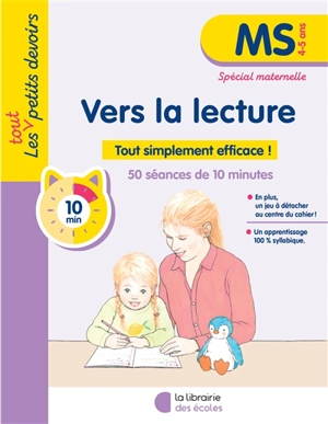 Vers la lecture, MS, 4-5 ans : tout simplement efficace pour les premiers apprentissages ! - Julie Rinaldi