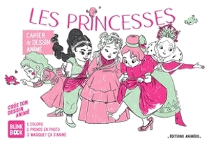 Les princesses : cahier de dessin animé - Claire Faÿ