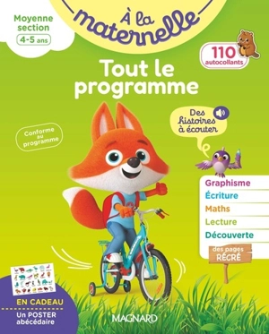 A la maternelle, moyenne section, 4-5 ans : tout le programme : conforme au programme - Michèle Brossier