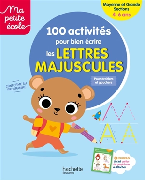 100 activités pour bien écrire les lettres majuscules : moyenne et grande sections - Marion Fallot