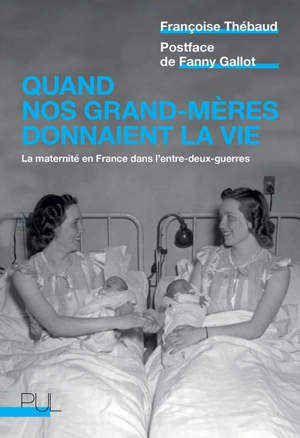 Quand nos grand-mères donnaient la vie : la maternité en France dans l'entre-deux-guerres - Françoise Thébaud