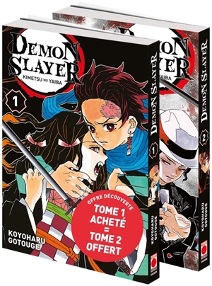 Demon slayer : pack découverte T01 & T02 - Koyoharu Gotouge