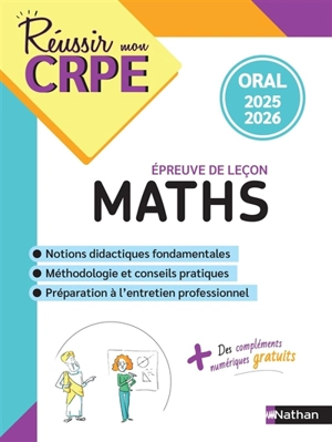 Maths, épreuve de leçon : oral 2025-2026 - Claude Jegaden