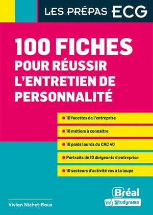 100 fiches pour réussir l'entretien de personnalité - Vivian Nichet-Baux