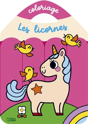 Les licornes : coloriage - Bérengère Staron