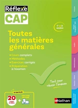 CAP toutes spécialités 1re et 2e années : toutes les matières générales