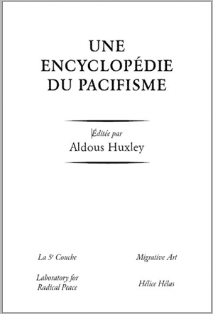 Une encyclopédie du pacifisme