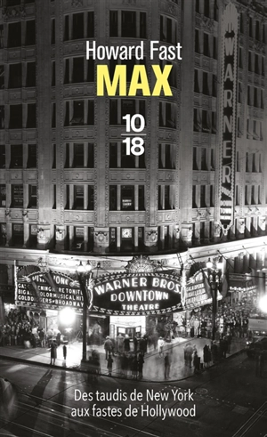 Max : des taudis de New York aux fastes de Hollywood - Howard Fast