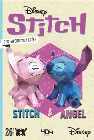 Stitch : des papertoys à créer : Stitch & Angel - Walt Disney company