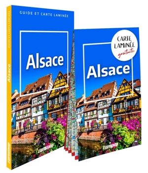 Alsace : guide + carte laminée - Laurent Berthel