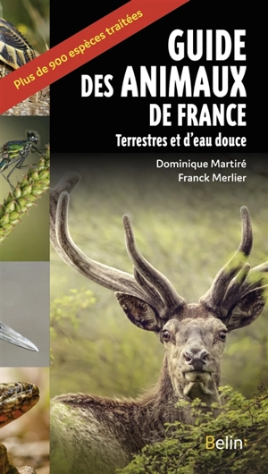 Guide des animaux de France : terrestres et d'eau douce : plus de 900 espèces traitées - Dominique Martiré