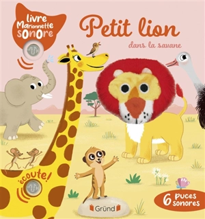 Petit lion dans la savane - Emilie Collet