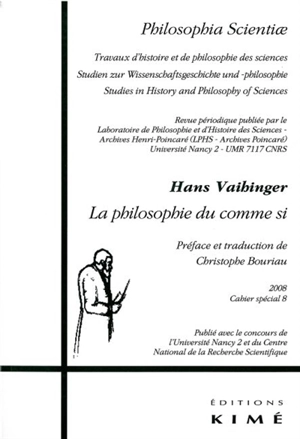 La philosophie du comme si - Hans Vaihinger