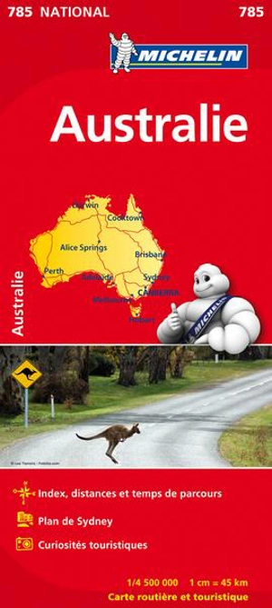 CARTE NATIONALE AUSTRALIE / AUSTRALIE - Collectif