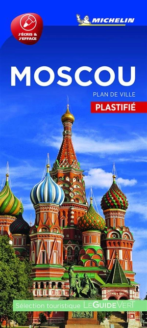 PLANS DE VILLE MICHELIN EUROPE - PLAN MOSCOU (PLASTIFIE) - Collectif