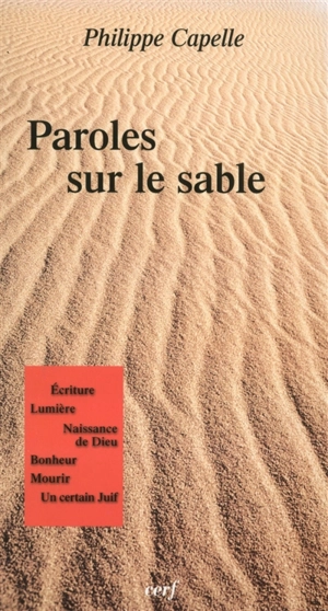 Paroles sur le sable - Philippe Capelle