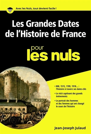 Les grandes dates de l'histoire de France pour les nuls - Jean-Joseph Julaud