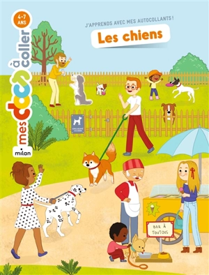 Les chiens : autocollants - Stéphanie Ledu