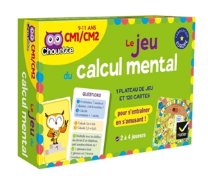 Le jeu du calcul mental : CM1, CM2, 9-11 ans : 120 cartes + 1 plateau de jeu pour s'entraîner tout en s'amusant - Lucie Domergue