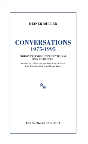 Conversations (1975-1995) - Heiner Müller