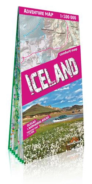 ISLANDE 1/500.000 ANG (ICELAND - CARTE D'AVENTURE) - Collectif