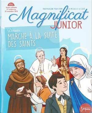Magnificat "junior" - Du 2 septembre au 20 octobre 2018