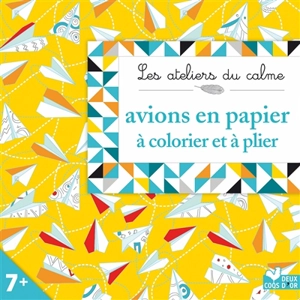 Avions en papier à colorier et à plier - Cinzia Sileo