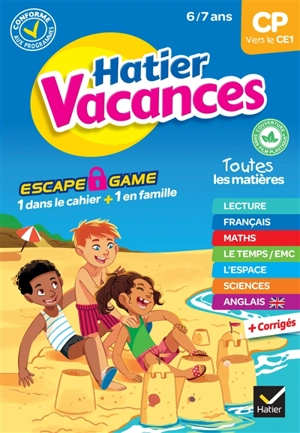 Hatier vacances, CP vers le CE1, 6-7 ans - Bénédicte Idiard