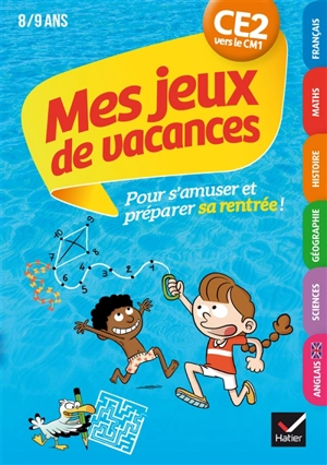 Mes jeux de vacances CE2 vers le CM1, 8-9 ans - Anne Kastor