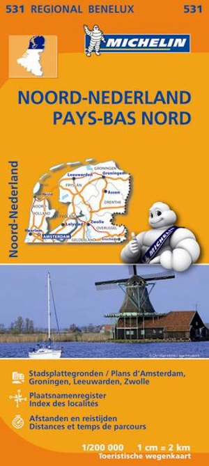 CARTE REGIONALE NOORD-NEDERLAND / PAYS-BAS NORD - Collectif