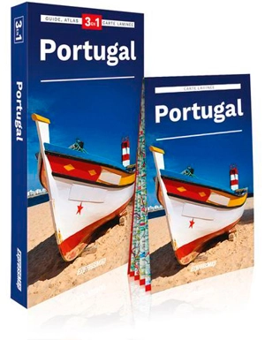 Portugal : 3 en 1 : guide, atlas, carte laminée - Janusz Andrasz