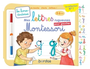 Mes lettres rugueuses Montessori pour gaucher : 3-6 ans - Elen Lescoat
