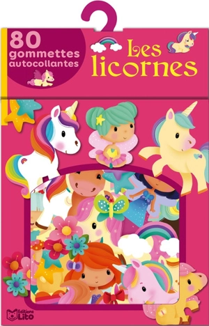 Les licornes : 80 gommettes autocollantes - Elen Lescoat
