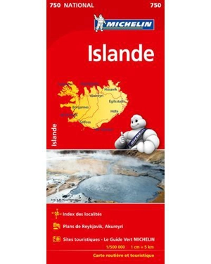 CARTE NATIONALE ISLANDE / IJSLAND - Collectif