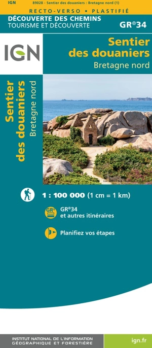 LE SENTIER DES DOUANIERS BRETAGNE NORD- GR34 - Collectif