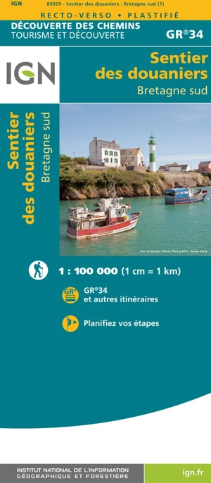 LE SENTIER DES DOUANIERS BRETAGNE SUD- GR34 - Collectif