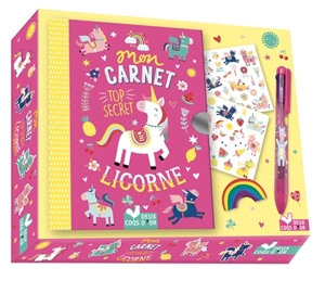 Mon carnet top secret licorne - Louise Anglicas