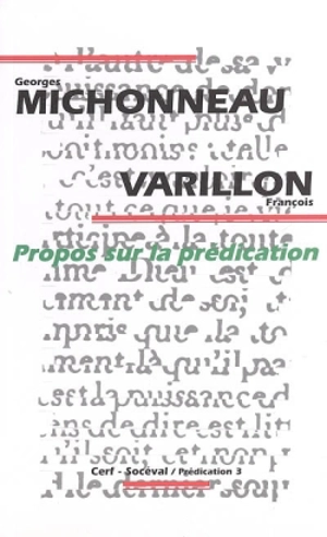 Propos sur la prédication - Georges Michonneau