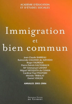 Immigration et bien commun