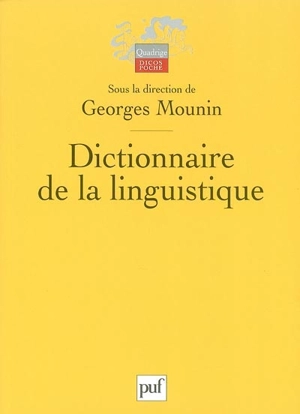 Dictionnaire de la linguistique