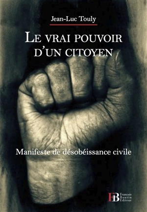 Le vrai pouvoir d'un citoyen : manifeste de désobéissance civile - Jean-Luc Touly