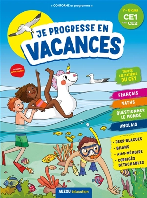 Je progresse en vacances : 7-8 ans, CE1 au CE2 - Emilie Maraillac