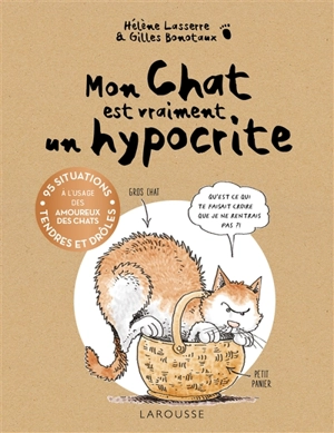 Mon chat est vraiment un hypocrite : 95 situations tendres et drôles à l'usage des amoureux des chats - Gilles Bonotaux